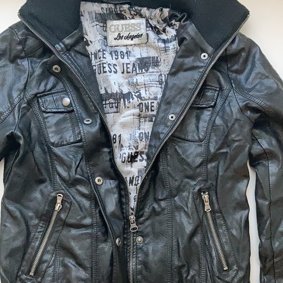 gorgeous faux leather jacket from Guess Jeans - Picture 3 of 8